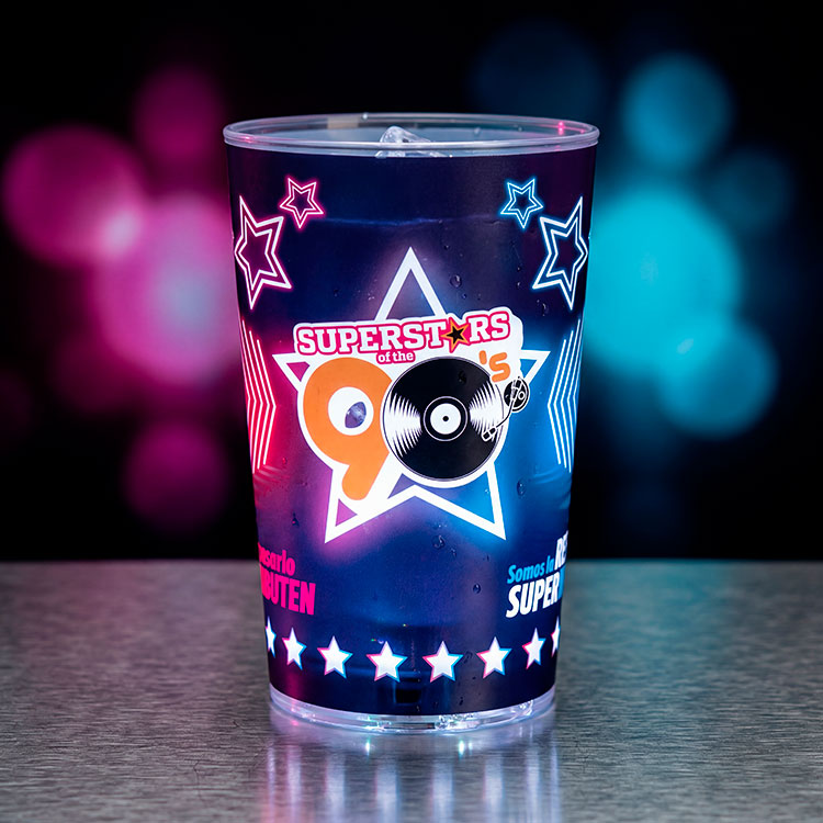 Vaso LED · SuperStars of the 90's